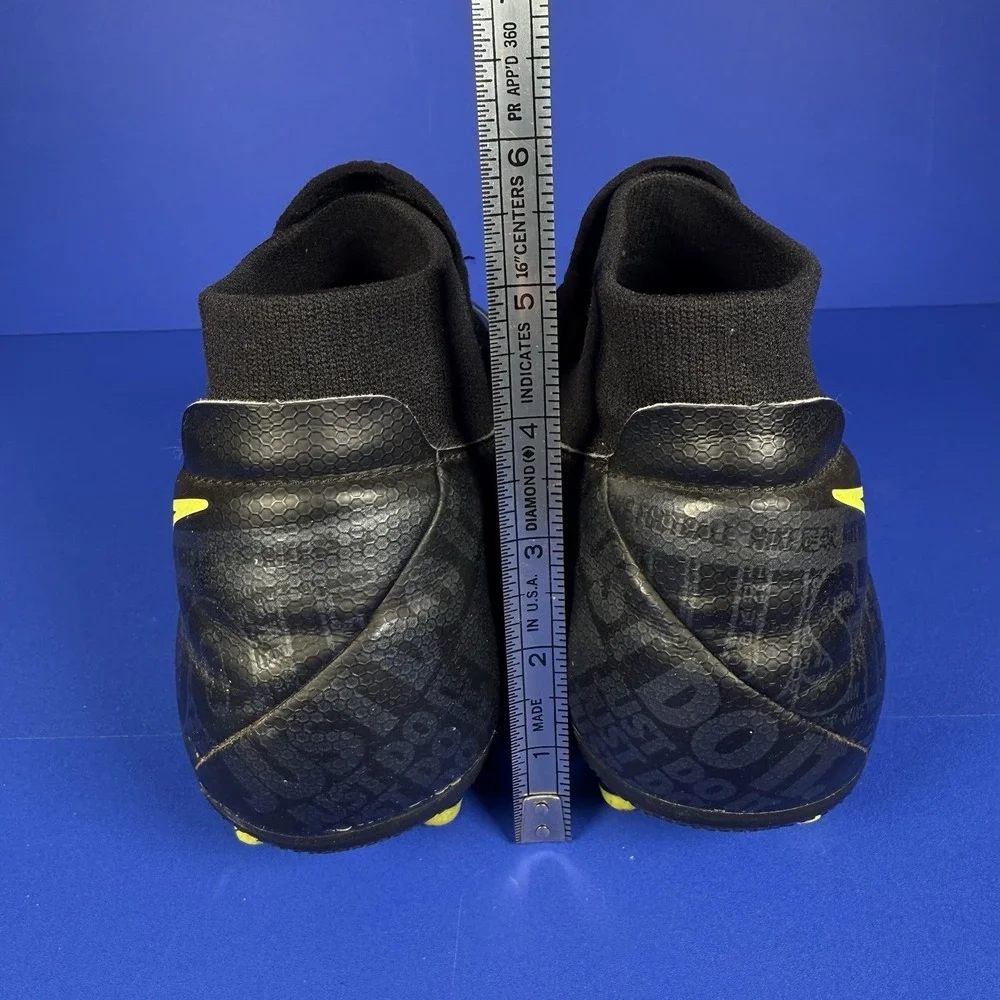 NIKE PHANTOM VISION VSN DF FG MG‎ SOCCER CLEATS BLACK AO3258-007 Men's 9.5